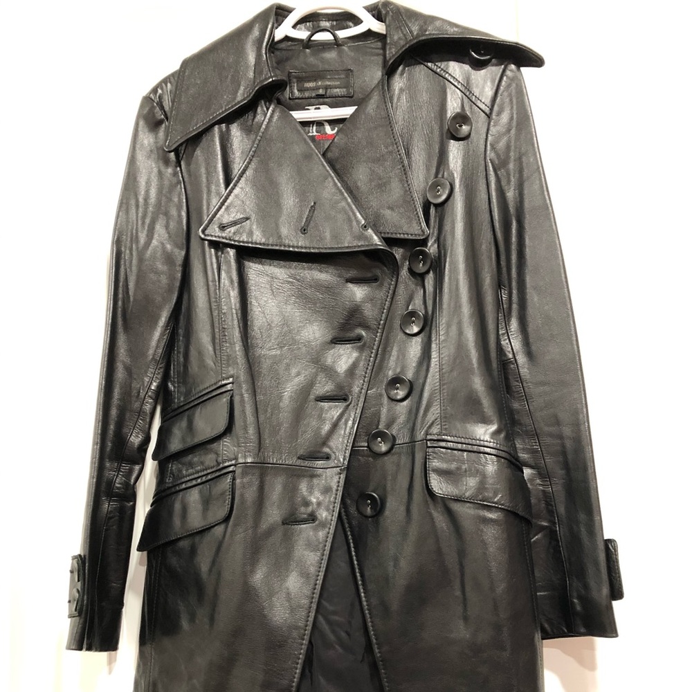 Rudsak black leather jacket & pants